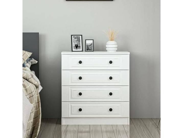 Dmora Kommode Shedir 72x42x77 cm Weiß 7 Schubladen