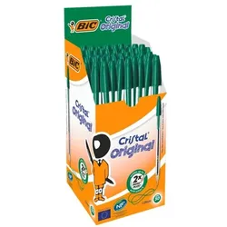 BIC 50er-Pack Kugelschreiber »Cristal« grün