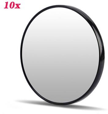 Quick Pick Pro Portable Magnification Mirror With Suction Cup, Round Makeup Mirror, Blackhead Magnifying Mirror 10x
