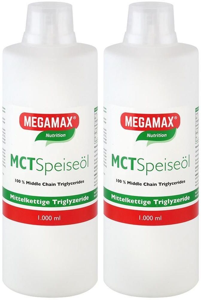 MCT 100% rein Megamax Öl 2x 2x1000 ml