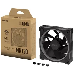 ASUS PRIME MR120 ARGB Reverse Gehäuselüfter schwarz, 120 mm, PWM