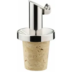 Westmark Ausgießer Inox Öl-Spezial, Naturkork, Metallkläppchen, 47802180