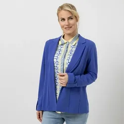 VIA MILANO Blazer 1/1-Arm mit Laschen Reverskragen figurumspielend