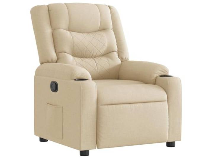 Heofavd Relaxsessel Manuell Verstellbar TV Sessel Stoff Creme