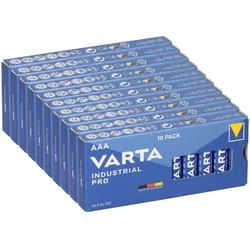 VARTA 4003 Industrial Pro AAA 100 Stück – LR03/MN2400 Alkaline