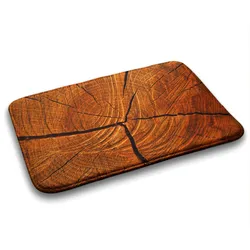 BADTEPPICH 90x60 cm Baumstamm