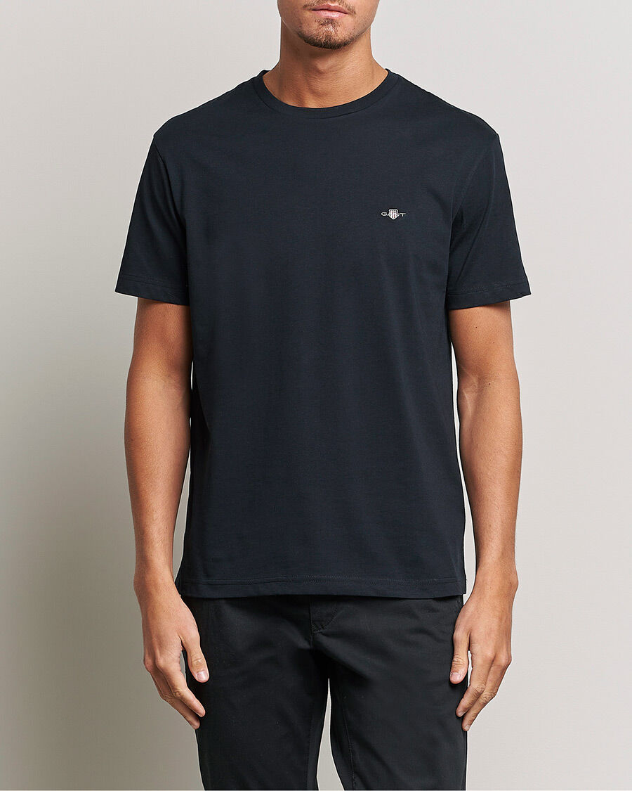 GANT The Original Solid T-Shirt Black men XXL Sort