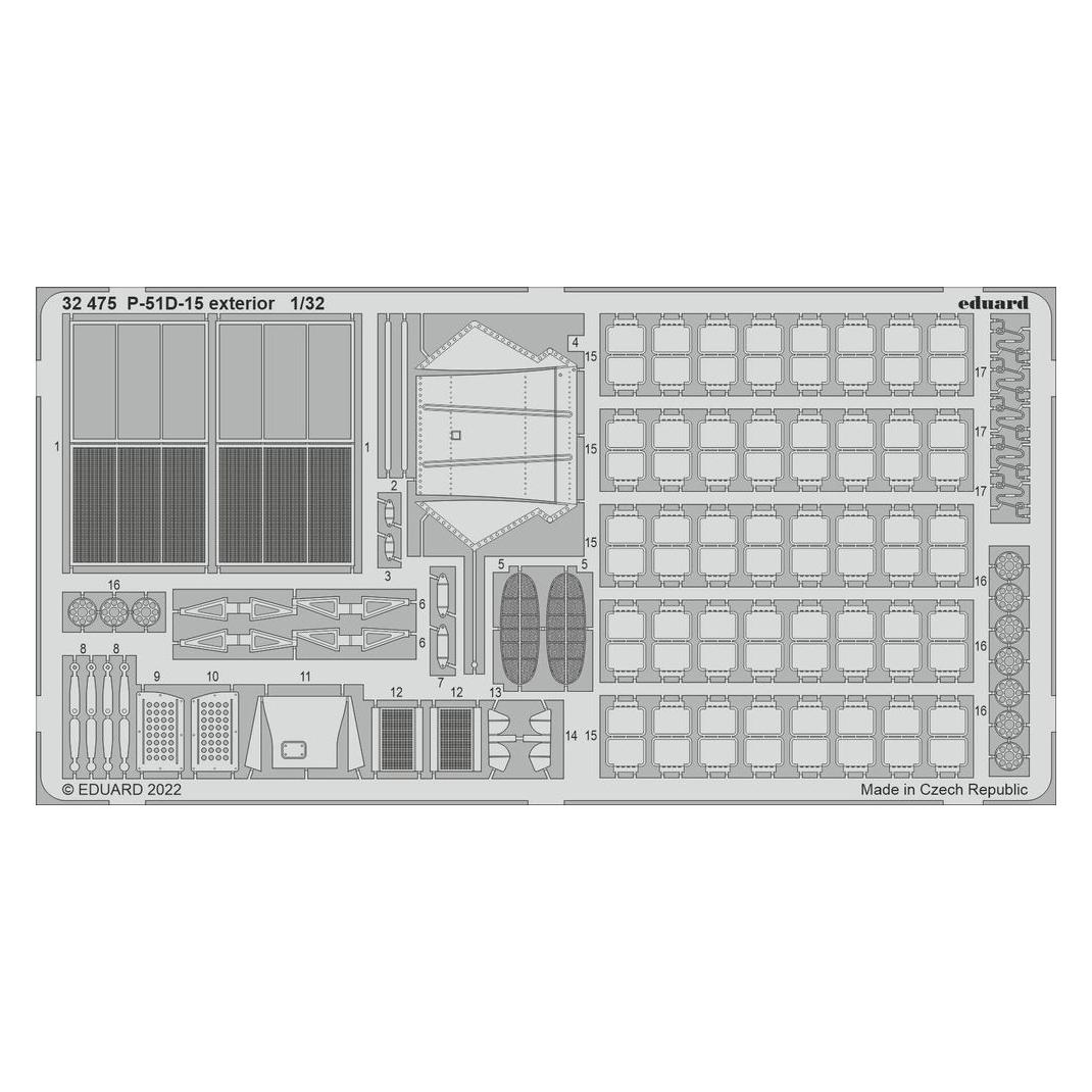 Eduard P-51D-15 exterior for REVELL (32475)