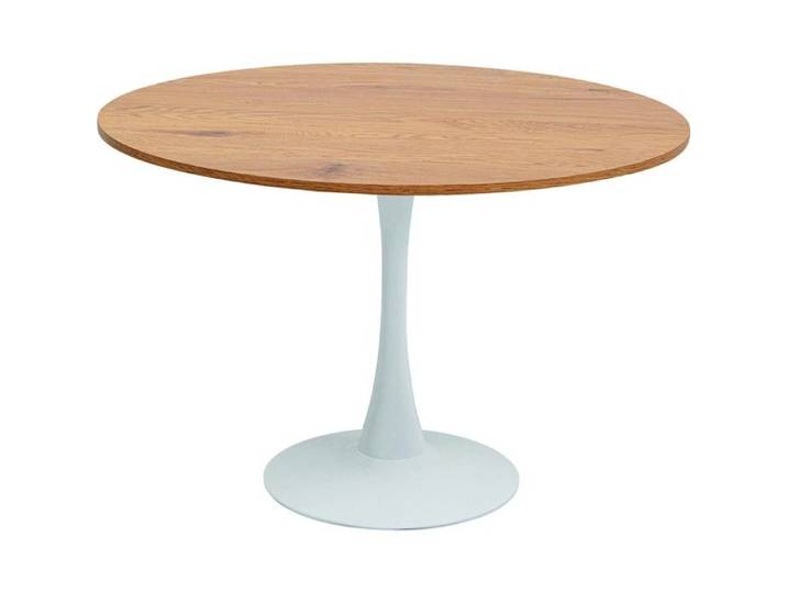 Table Schickeria 110cm chêne et blanche Kare Design