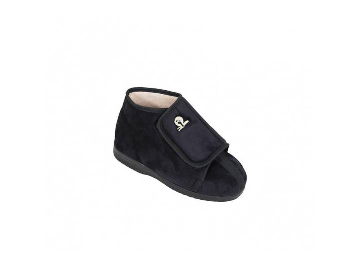 Able2 Nature Comfort Gabriel - Pantoffel - Verstelbare klittenbandsluiting - Zwart 40