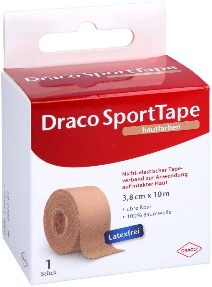 Draco Tapeverband 3,8 Cmx10 M Hautfarben 1stk