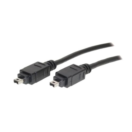FireWire 400 kabel met 4-pins connectoren - zwart - 3 meter