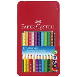 FABER-CASTELL Buntstifte Colour GRIP Mehrfarbig