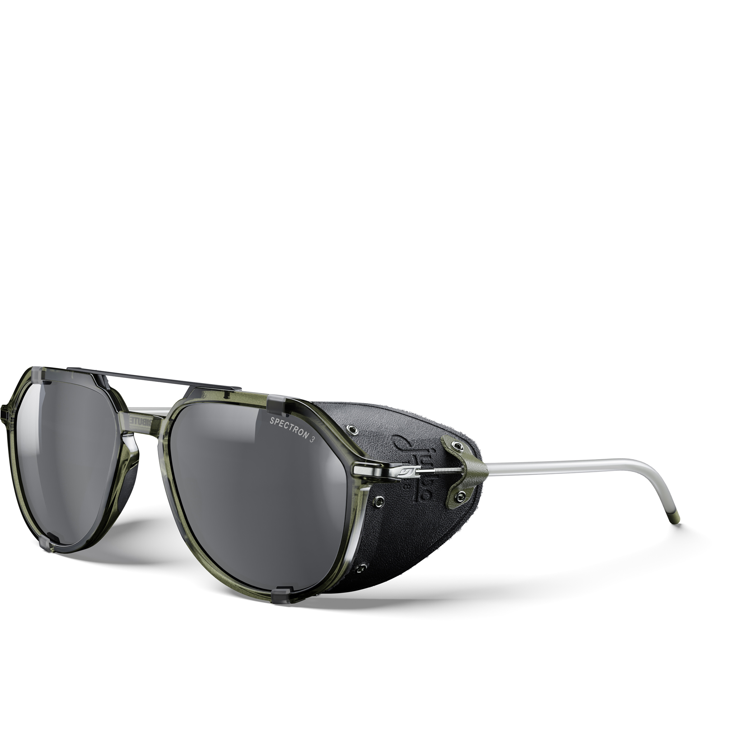 Julbo Tribute Spectron 3 Sonnenbrille Sonnenbrillen grün army-schwarz Größe L Alpinklettern | Bergsteigen