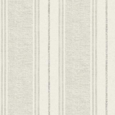 Chesapeake Maddox Grey Flannel Stripe Wallpaper