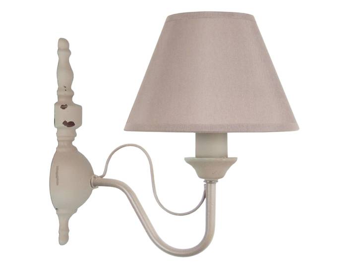 Applique métal taupe abat-jour taupe