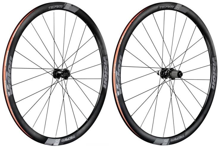 VISION Coppia ruote in alluminio  TEAM 35 CL disc TL XDR