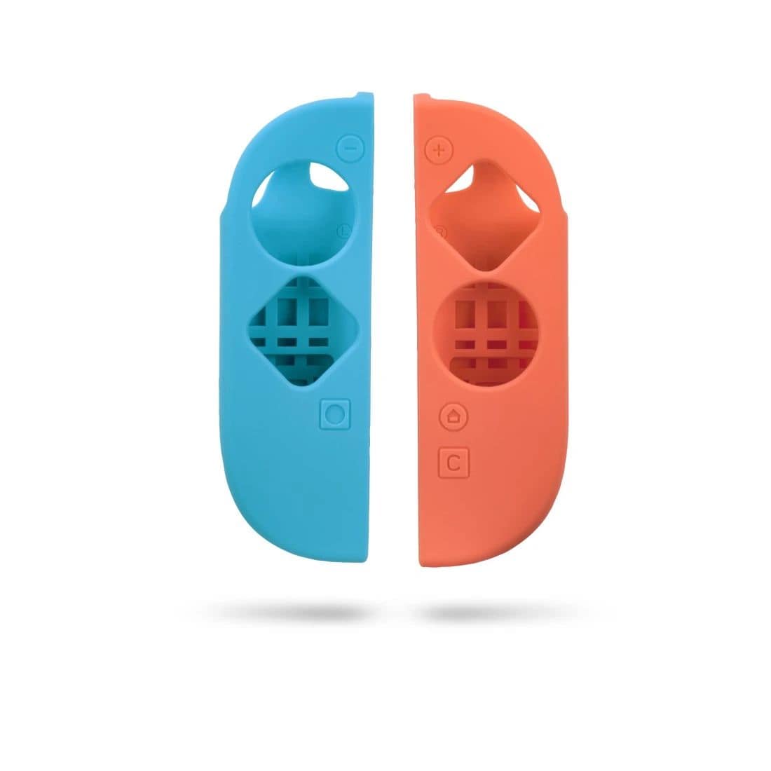 Hama 115538 Schutzhüllen Joy-Con Schutz-Set Nintendo Switch 2 (Blau, Rot) 00115538