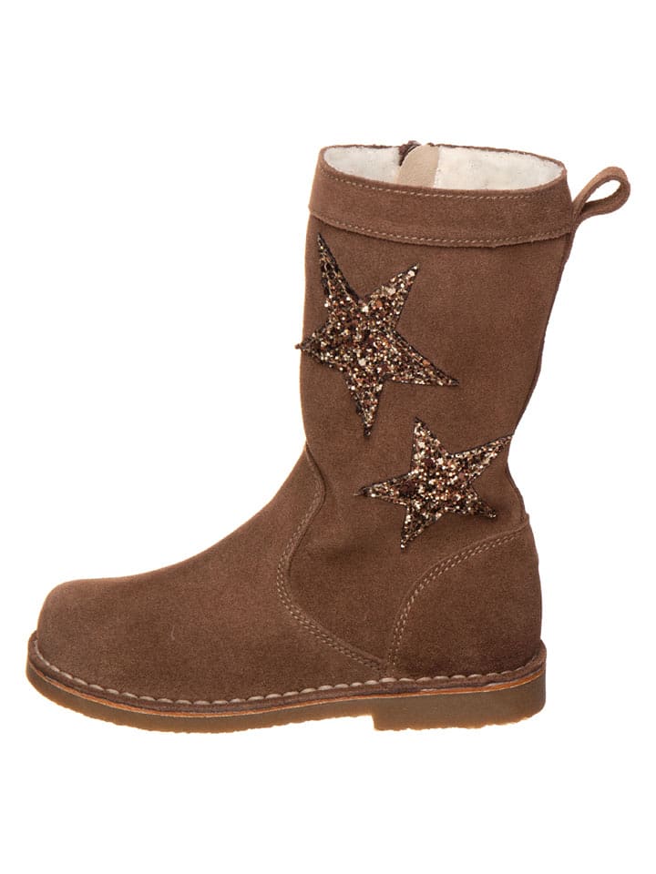 kmins Leder-Stiefel in Braun - 29