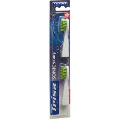 Trisa Ersatzset Sonic Pro Clean Young 2 Stk 1 St Zahnbürste