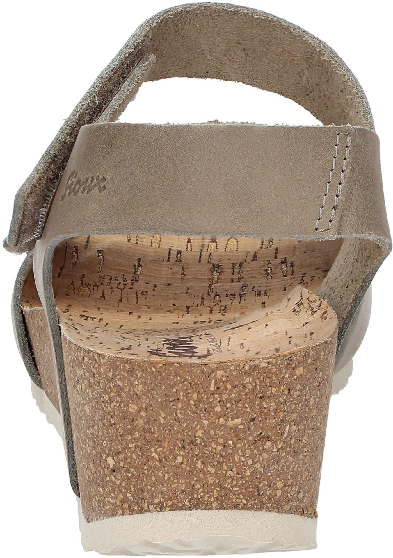 Sandale SIOUX "Yagmur-700", Damen, Gr. 41 (UK 7), grün, Obermaterial: 100% Kalbsleder CAL. 100% Gummi rubber., Schuhe Sandale