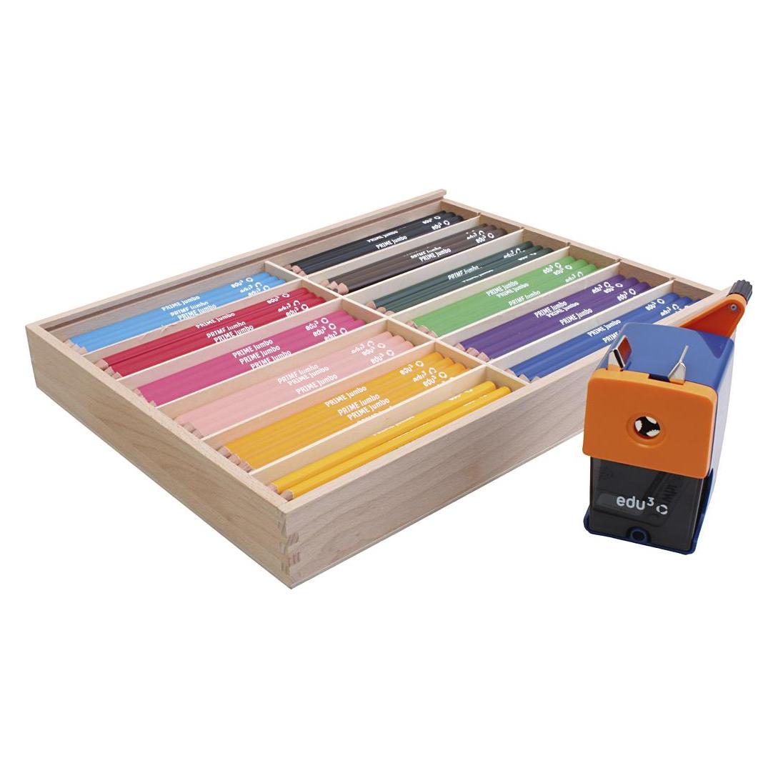 EDU3 edu Jumbo Coloured Pencils (12x) (5706232417030)