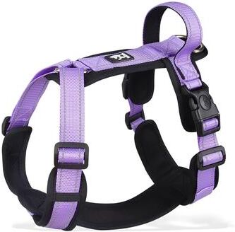 Uplift Essentials Professional Anti Escape Reflective Dog Harness With Control Handle purple m