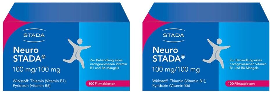 Neuro-STADA Neuro STADA Vitamin B1/ Vitamin B6 100mg/100mg Filmtabletten