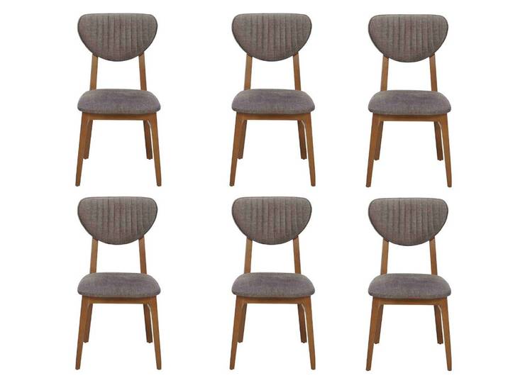 Xlmoebel Sitzgruppe Elegante Stühle mit hochwertiger Polsterung für Essbereich, (Stühle, 6-tlg., 6x Stühle), Hergestellt in Europa