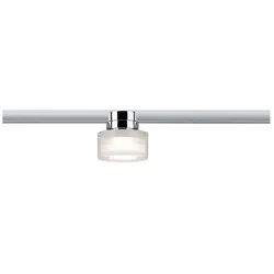 Paulmann 1-Phasen LED Schienenspot URAIL TOPA DOT, 230V. 5.2W, Chrom/Klar/Satin PAUL-95502