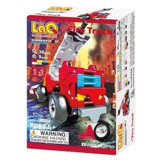 LaQ Yoshiritsu Japanischer Bildungskonstrukteur Hamacron MINI FEUERWEHRAUTO, ab 5 Jahren. (25240570)