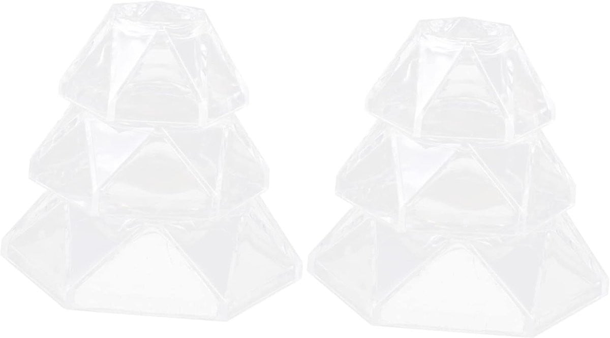 Set van 6 Kristallen Bol Houders voor Decoratie en Display