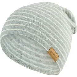 STERNTALER Beanie gestreift, Größe 55 in Grau Grau