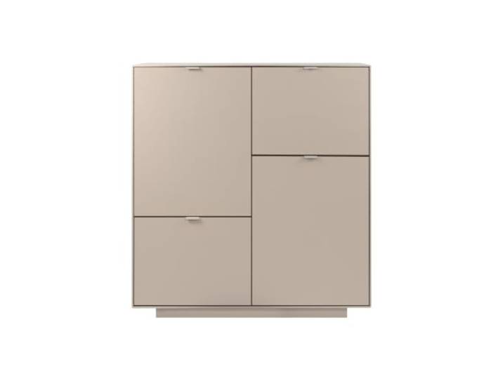 Calicosy Vika Sideboard, 4 Türen, sandfarben, L 107 cm