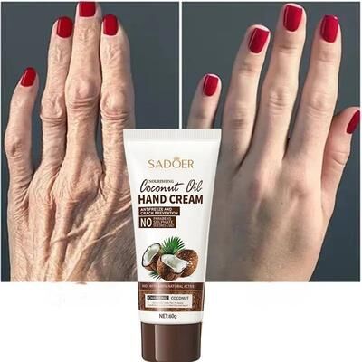 CreateConfidence Anti Wrinkle Hand Cream With Coconut Oil Moisturizing Skin Care Serum Anti Wrinkle Hand Cream With Coconut Oil Moisturizing Skin Care Serum