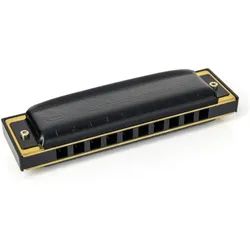 Hohner Pro Harp E-Dur (Mundharmonika, Diatonisch), Blasinstrumente, Schwarz