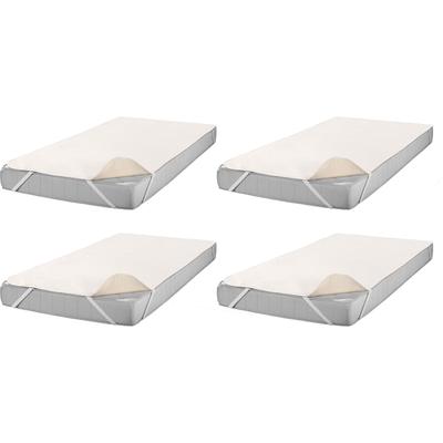 Matratzenauflage SETEX "Matratzenauflage Molton Spann, SETEX, Baumwolle", beige (natur), B:90cm L:200cm, Bezug (oben): 100% Baumwolle, Matratzenzubehör, hautfreundliche Matratzenauflage, in 90x200 und 100x200 cm