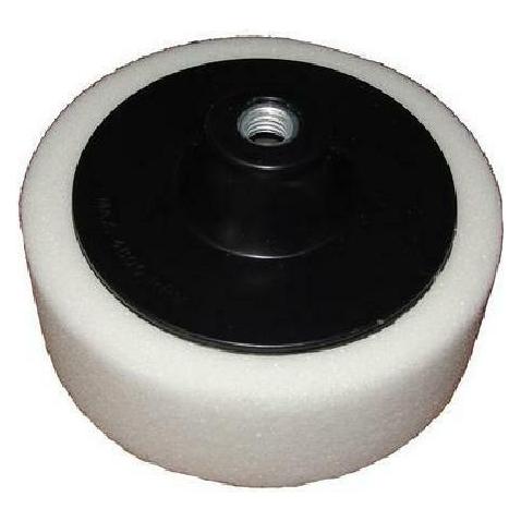 Silver Fahren Sie 125 mm polierender Schwamm Weiss M14 Tough/Silber (35622002)