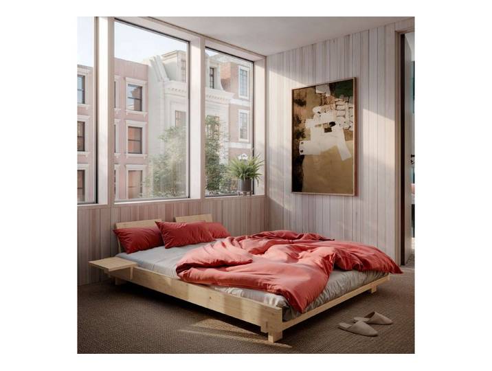 Karup Design Bettgestell Social Bed, ohne Matratze, FSC®-zertifiziertes Massivholz, wahlweise mit oder ohne verstellbares Zubehör, Bett in mehreren Größen