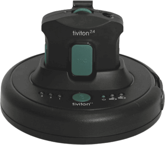 Accesorio auriculares - Humantechnik Tiviton 2.4 PR, Receptor, 8 horas, Para 2.4, Negro