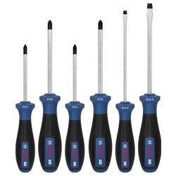 Bosch Professional 1600A039PD Schraubendreher-Set 6teilig PZ, PH, Schlitz