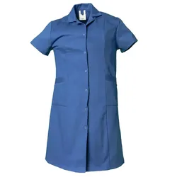 Damen Berufsmantel 1/4 Arm "BW" - 40 - kornblau