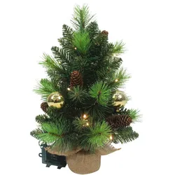 Näve LED-Tannenbaum "NOEL" gold