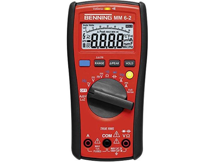 Benning MM 44087 True RMS Multimètre numérique avec affichage numérique et étui