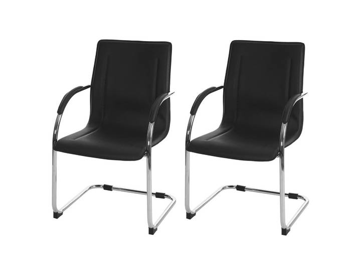 ESSZIMMERSTUHL Schwarz 2er-Set
