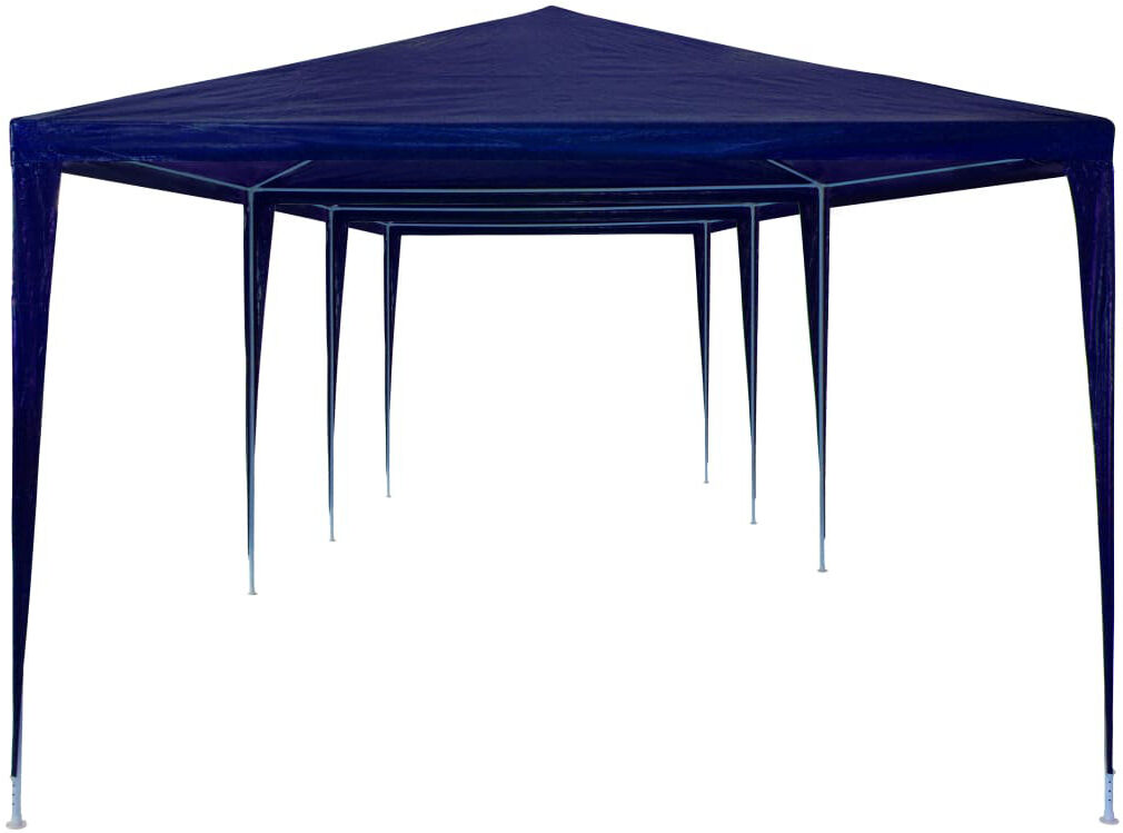 Freeport Park 12m x 3m Steel Party Tent Blue 3 x 9 m