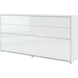 SCHRANKBETT Bed-Concept BC-06 90x200 mit weißer LED Beleuchtung
