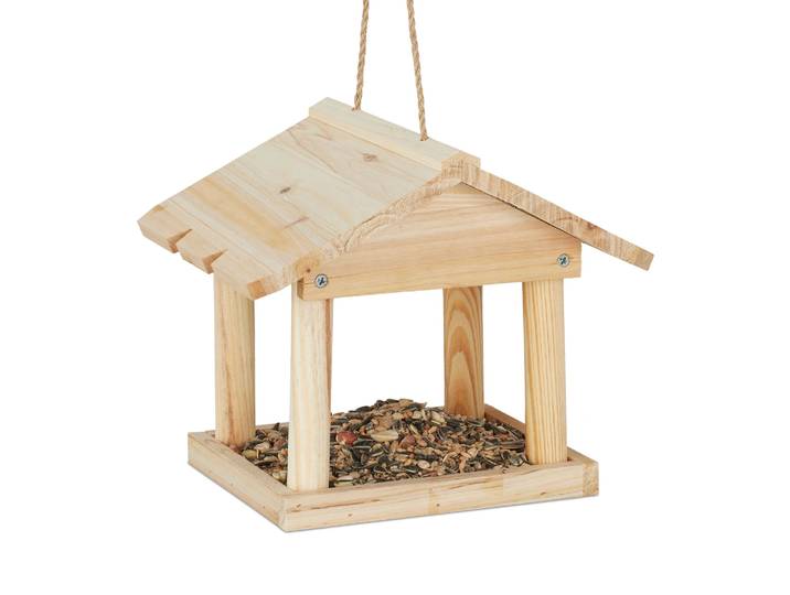Vogelhaus zum Aufhängen Hellbraun
