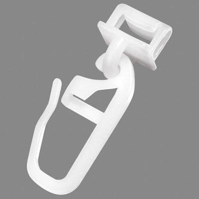 Klick-Gleiter GOOD LIFE "Alves", weiß, B:0,6cm H:3,5cm, Kunststoff, Gardinenbefestigungen, für Vorhangstangen mit schmalem Lauf (4 mm)