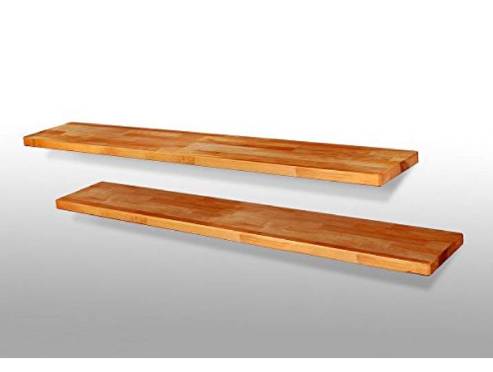 moebelstore24 1 x Wandboard Dani2 Regal Steckboard Kernbuche Massivholz geölt/Länge 120 cm